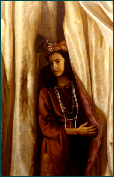 portrait in oil